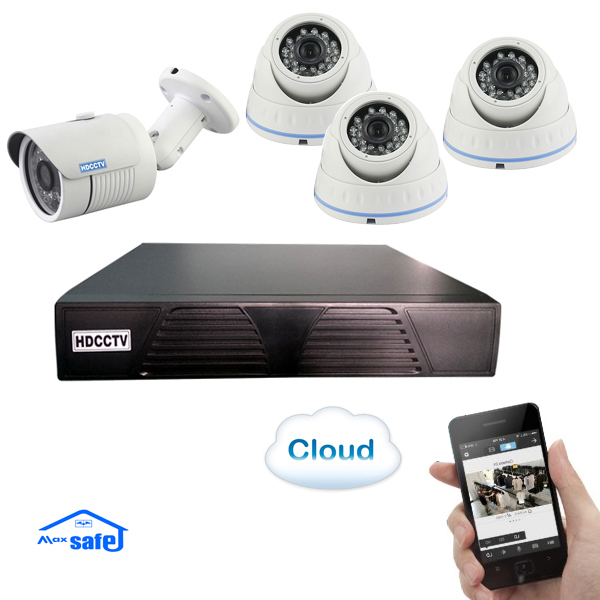 Lắp camera, trọn bộ 4 cái AHD 720P-D3B1.1