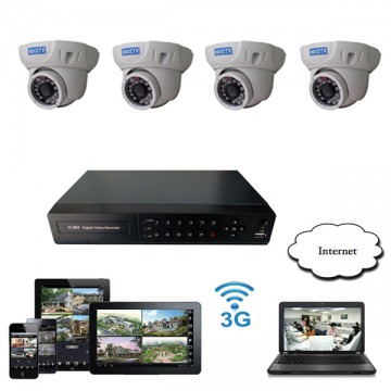 Giá trọn bộ 4 camera quan sát - HD-R04M2