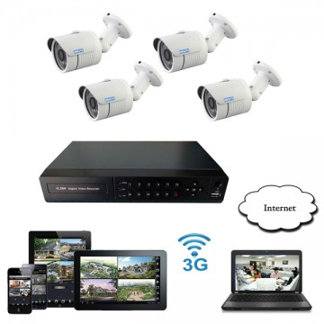 Giá trọn bộ 4 camera quan sát - HD-R04M8