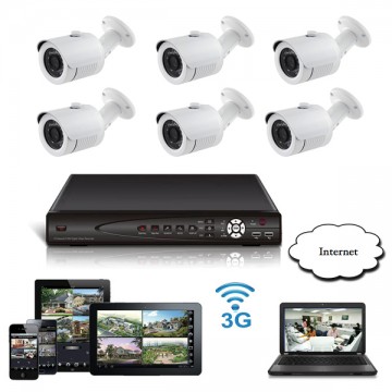 Giá trọn bộ 6 camera hồng ngoại HD-900TC