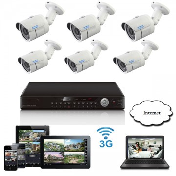 Giá trọn bộ 06 camera quan sát - HD-R06M3