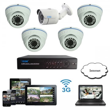 Giá trọn bộ 05 camera quan sát - HD-T05M3