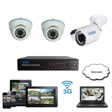 Giá trọn bộ 03 camera quan sát - HD-T03M3