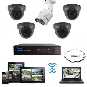 Giá trọn bộ 05 camera quan sát - HD-T05M5