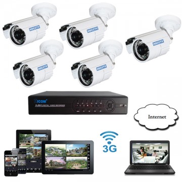 Giá trọn bộ 05 camera quan sát - HD-T05M7